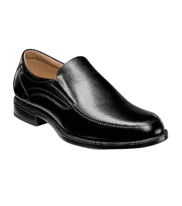 Midtown Moc Toe Slip On Black 3E